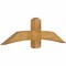 Ekena Millwork Bellingham Rough Sawn Timber Gable Bracket, Western Red Cedar, 60"W x 17"H x 4"D x 6"F, 7/12 Pitch GBW060X17X0406BEL00RWR - alternate 4